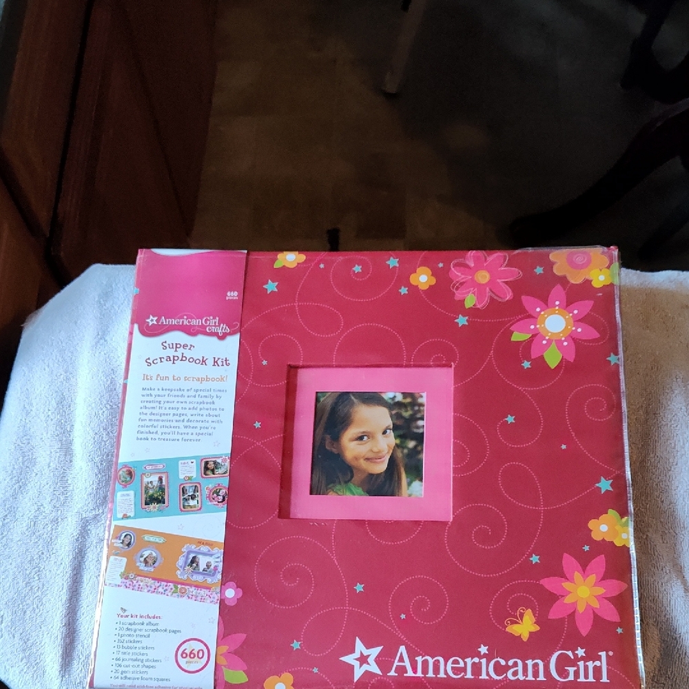 American Girl Scrapbook Kit - Pink
